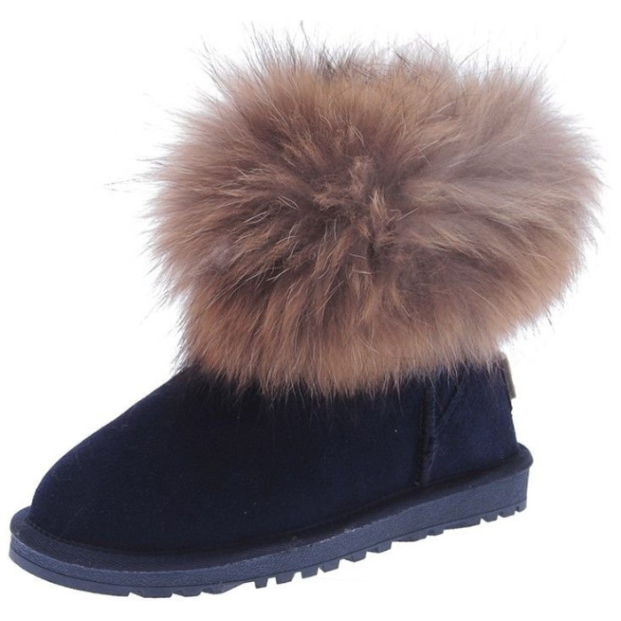 Жіночі чоботи UGG сині 5854