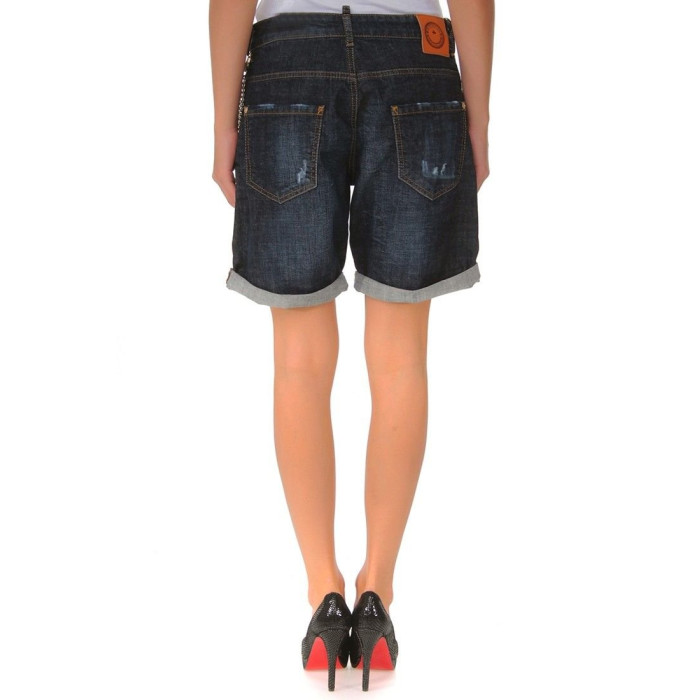Жіночі шорти Dsquared темно-сині 7801