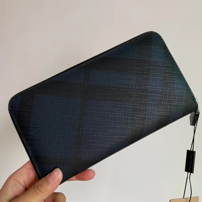 Чоловічий гаманець Burberry синій 360-9