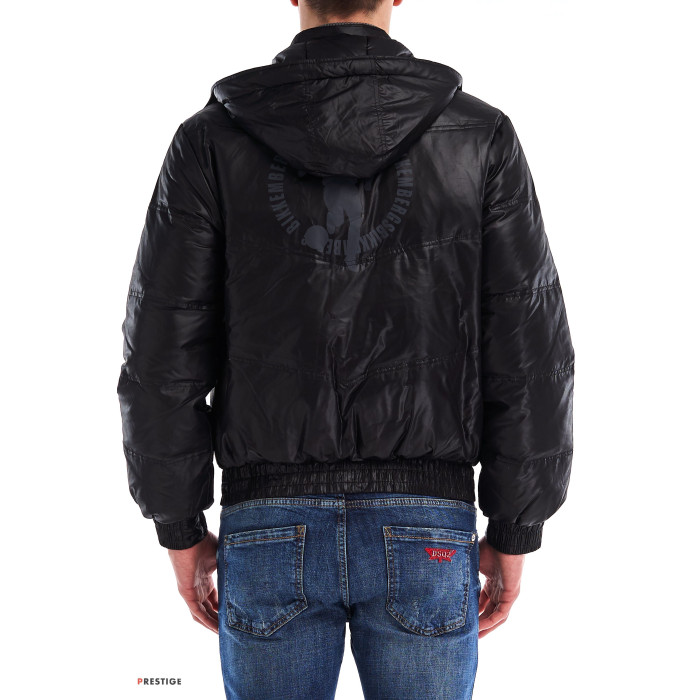 Чоловічий пуховик Bikkembergs чорний 3301
