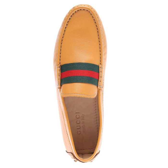 Чоловічі мокасини Gucci жовті 4460