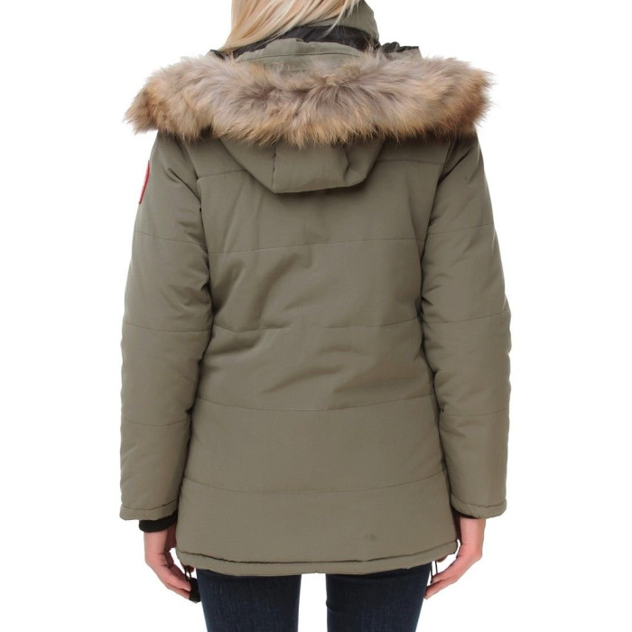 Жіночий пуховик Canada Goose зелений 1207