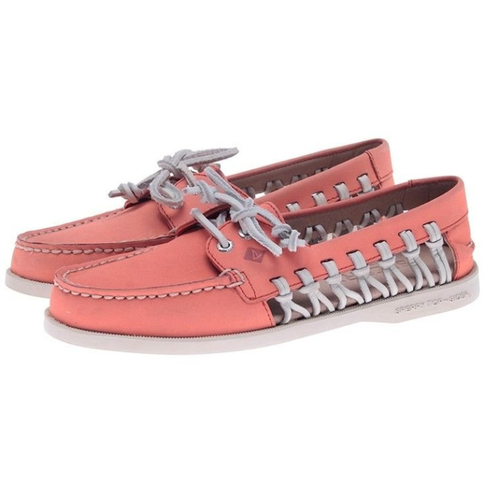 Женские мокасины Sperry розовые 61317