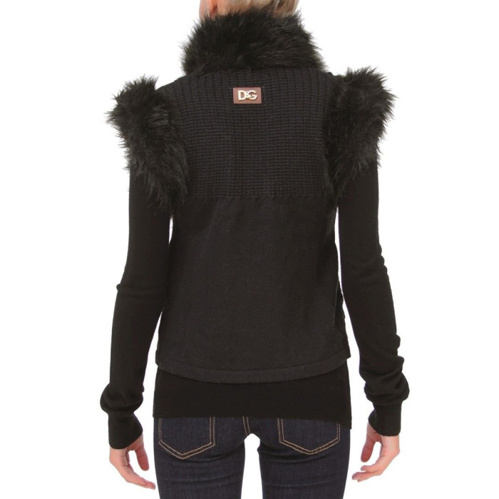 Женский жилет Dolce&Gabbana черный 7606