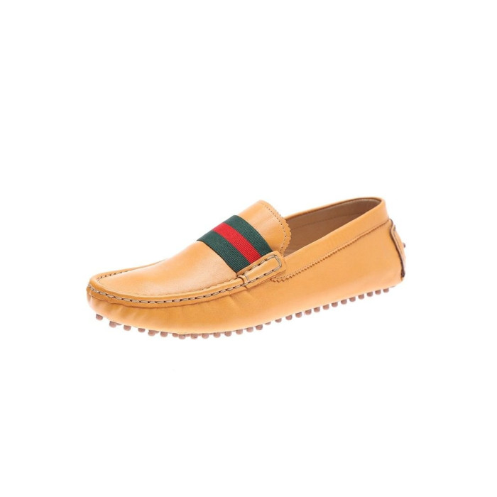 Чоловічі мокасини Gucci жовті 4460