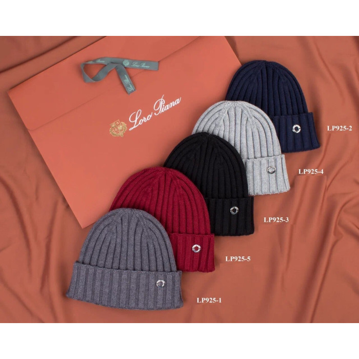 Мужской головной убор Loro Piana черный 925-3