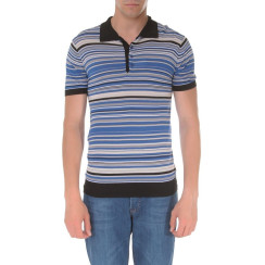 Мужская футболка Kiton синяя 2064