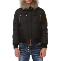 Чоловічий пуховик Dsquared чорний 2103