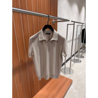 Мужская футболка Loro Piana бежевая y-066