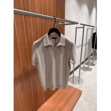 Мужская футболка Loro Piana бежевая y-066