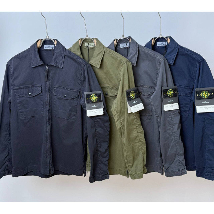 Чоловіча вітровка Stone Island зелена 24235