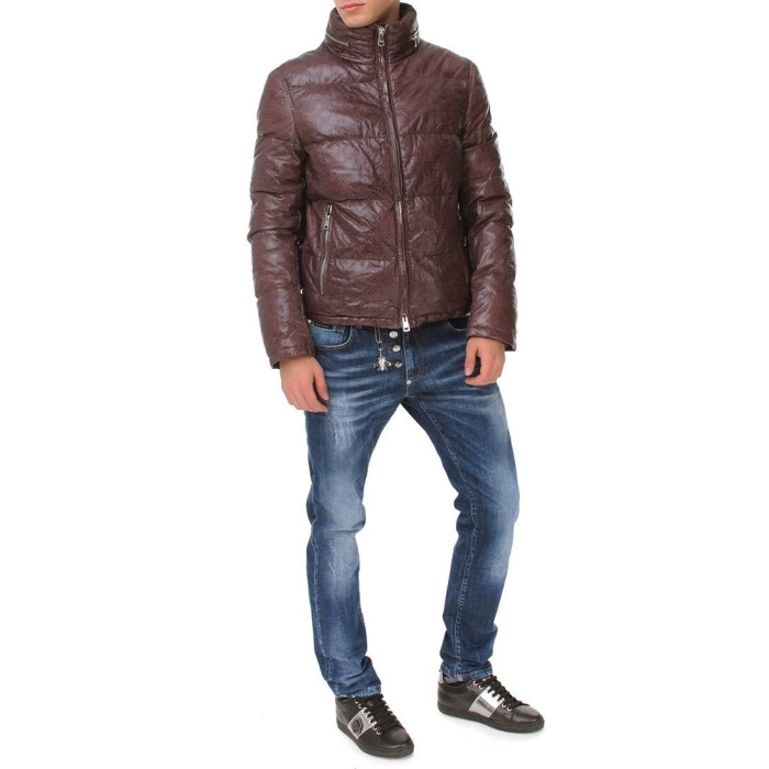 Чоловічий пуховик Gucci коричневий 171472