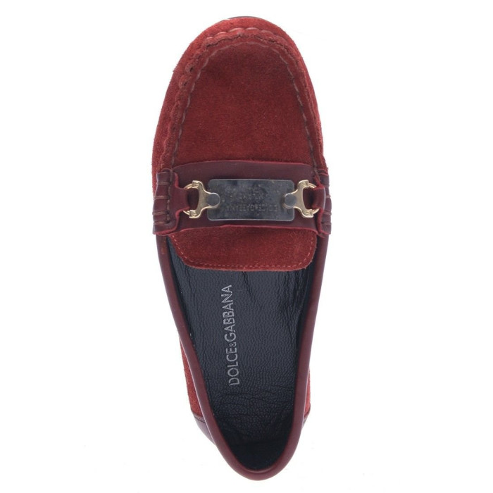 Детские мокасины Dolce&Gabbana красные 99
