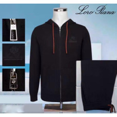 Мужской спортивный костюм Loro Piana черный 2021623-2