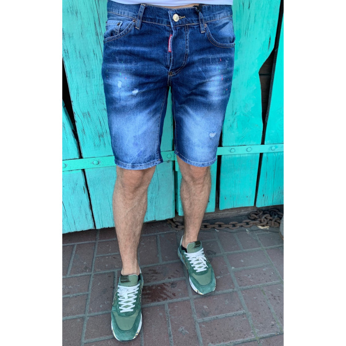 Чоловічі шорти Dsquared сині 03-239