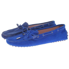 Женские мокасины Tods синие a0301