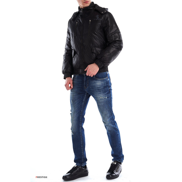 Чоловічий пуховик Bikkembergs чорний 3301