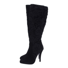 Жіночі чоботи Dolce&Gabbana чорні 1088-1