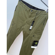 Мужские спортивные брюки Stone Island зеленые 24009