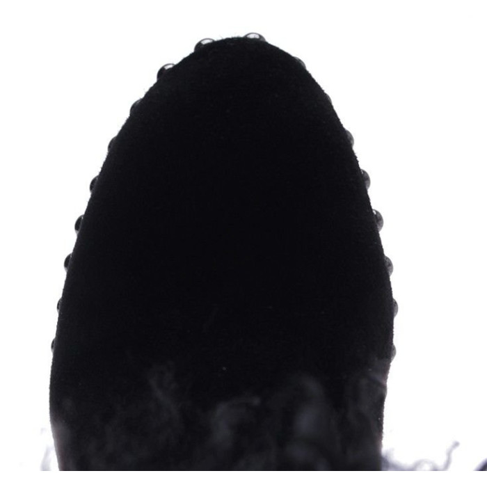Женские сапоги Louboutin черные 3686-5