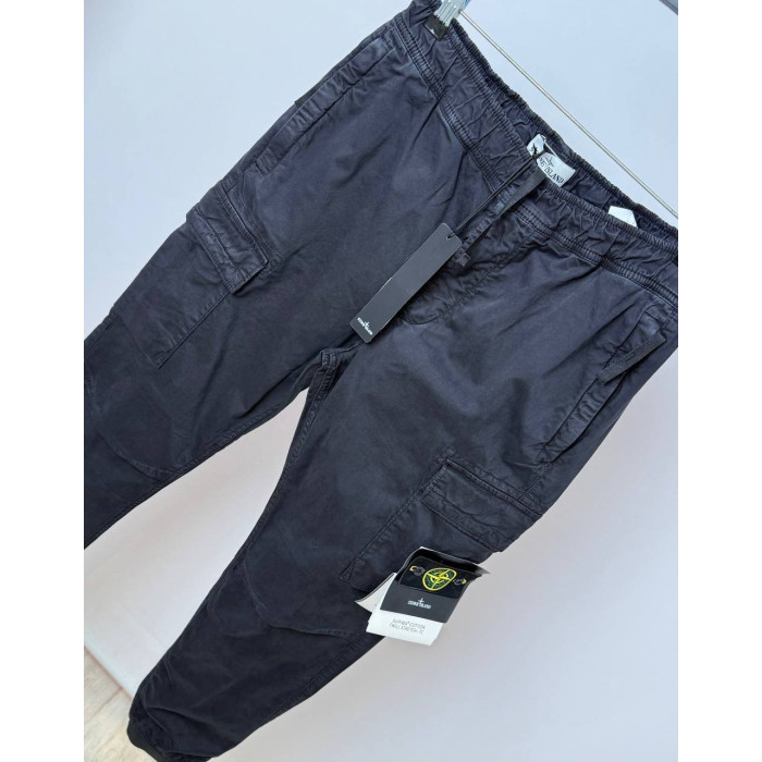 Мужские спортивные брюки Stone Island черные 24008