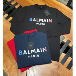 Мужской свитшот Balmain черный 22-193