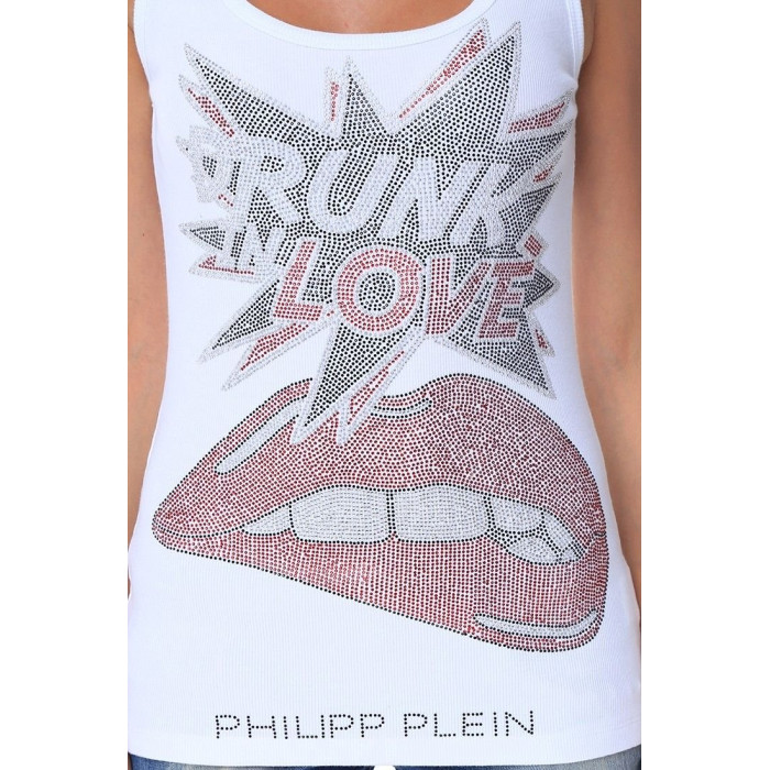Жіноча майка Philipp Plein біла 1282