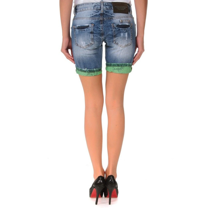 Жіночі шорти Philipp Plein блакитні 5451-2