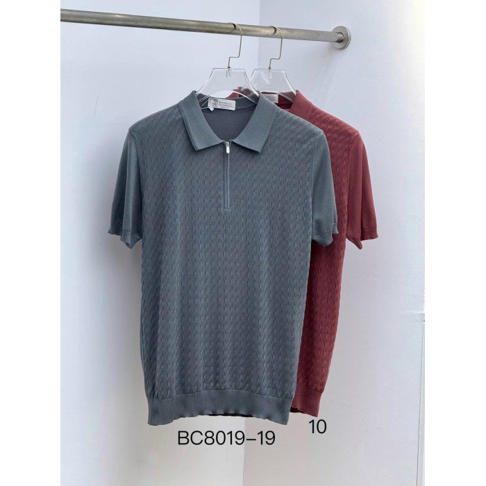Чоловіча футболка Brunello Cucinelli сіра 8019-19