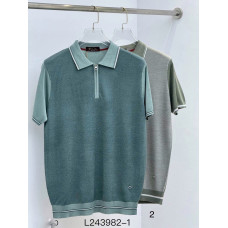 Мужская футболка Loro Piana зеленая 982-1