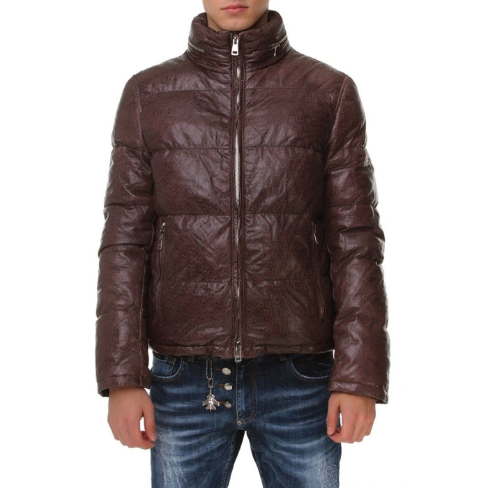 Чоловічий пуховик Gucci коричневий 171472