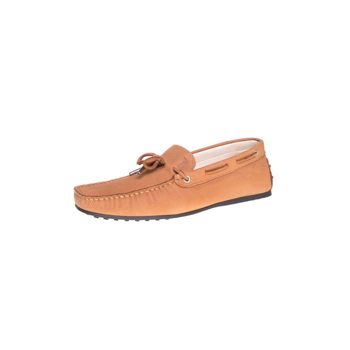 Мужские мокасины Tods бежевые 087-043