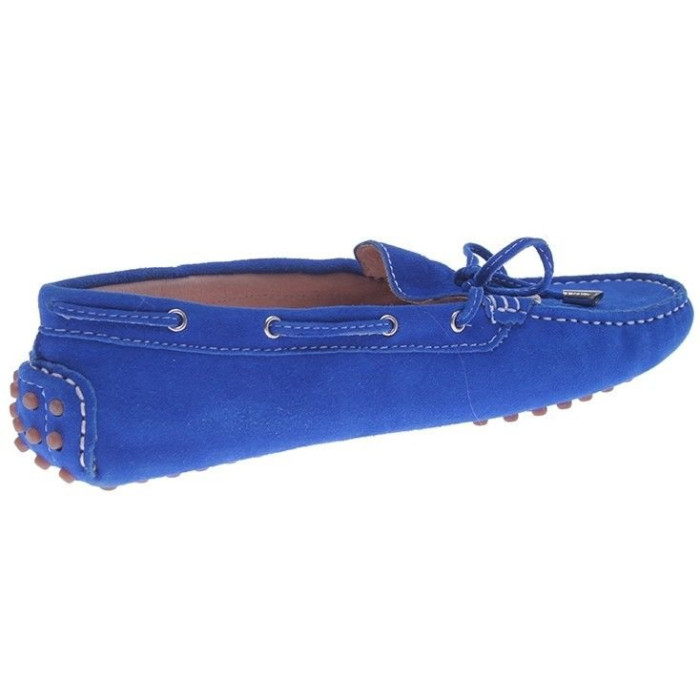 Женские мокасины Tods синие a0301