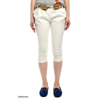 Жіночі капрі Gucci білі 2702