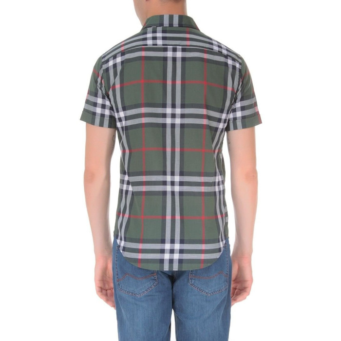 Мужская футболка Burberry зеленая 574-01