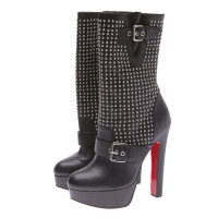 Женские ботильоны Louboutin черные 3686-3-1