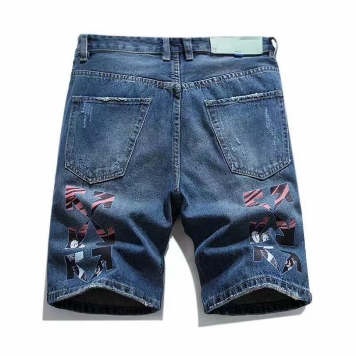 Мужские шорты Off-White синие A014