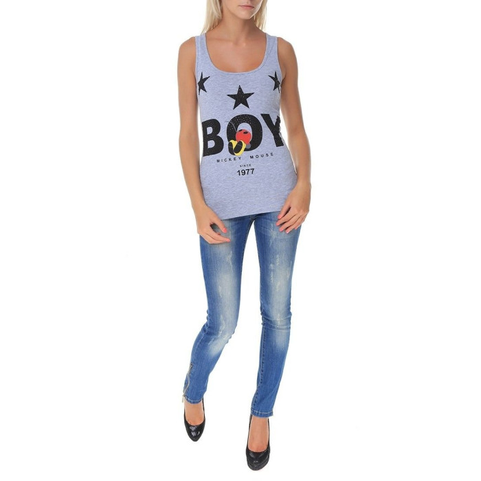 Жіноча майка Philipp Plein сіра 1235-1