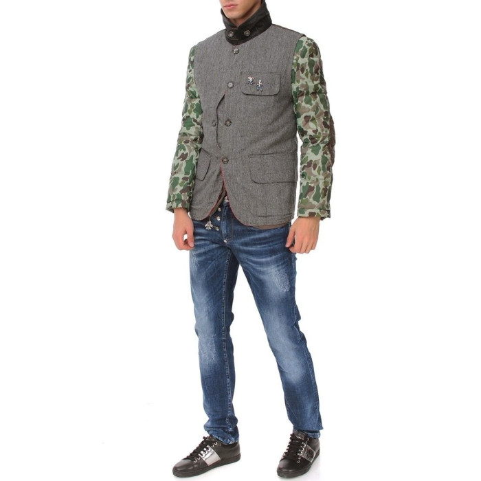 Чоловічий пуховик Dsquared зелений 1021