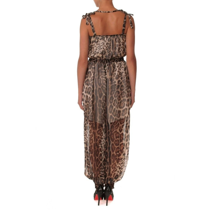 Жіночий комбінезон Dolce&Gabbana коричневий -2176