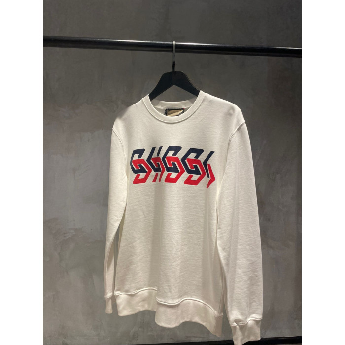 Мужской свитшот Gucci белый 22-71