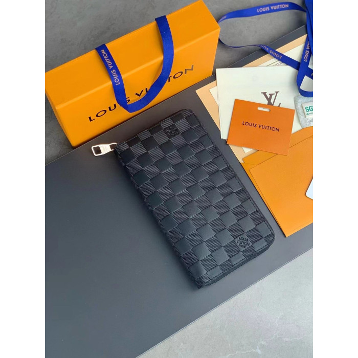 Чоловічий гаманець Louis чорний 60015