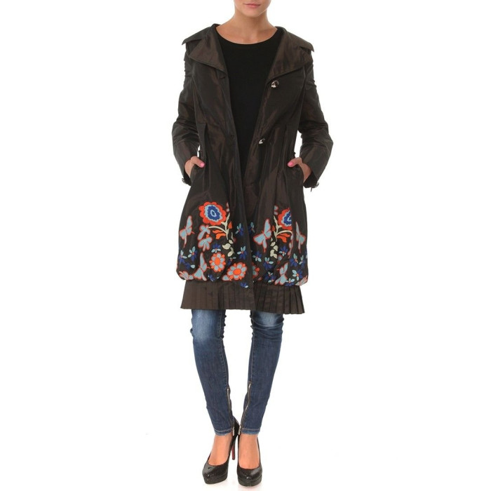 Женский плащ Diane коричневый 777--