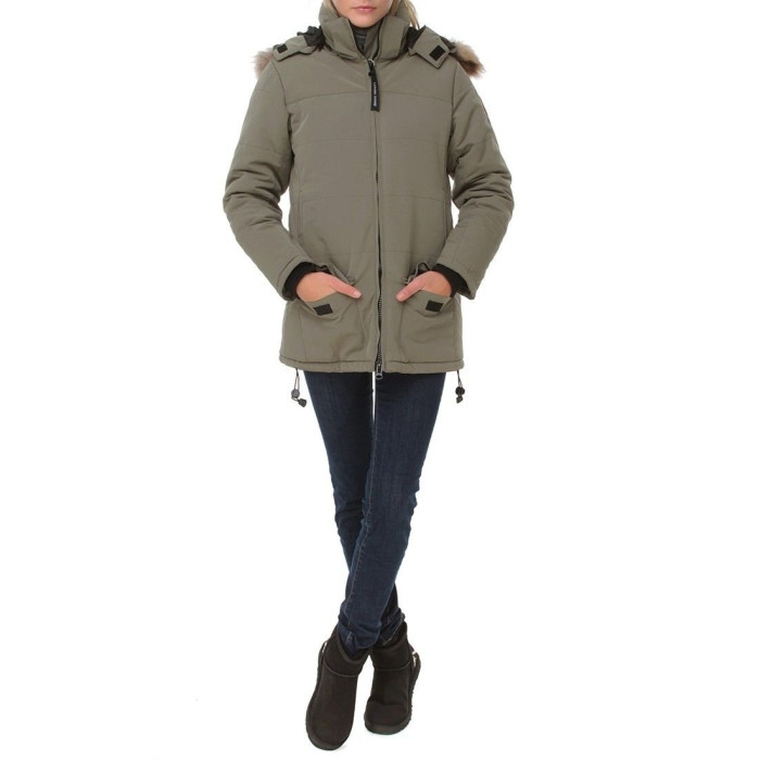 Жіночий пуховик Canada Goose зелений 1207