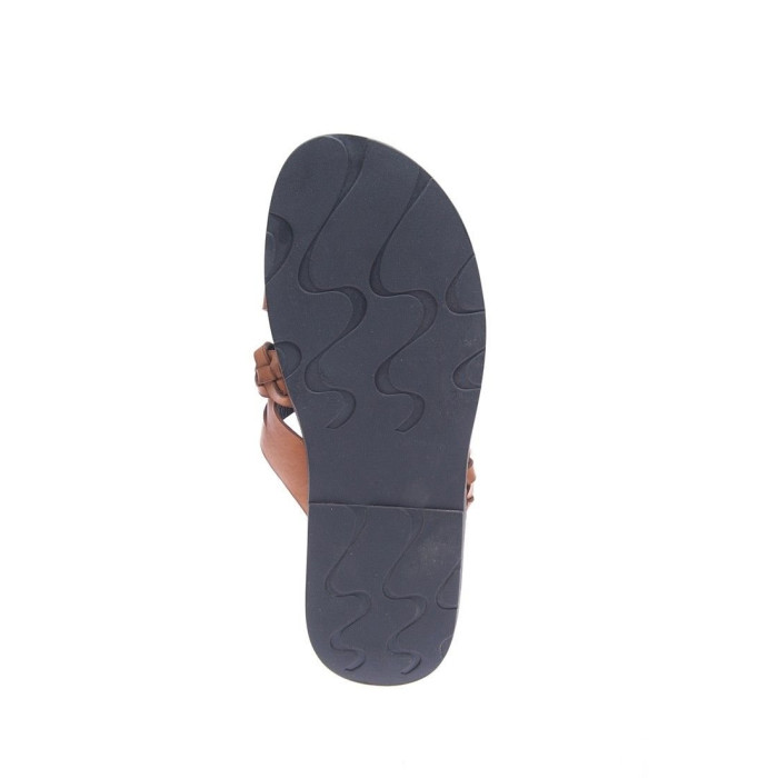 Мужские шлепанцы Bally коричневые 0956-1