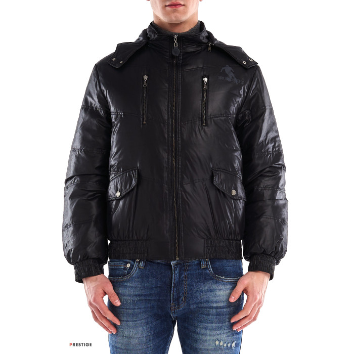 Чоловічий пуховик Bikkembergs чорний 3301