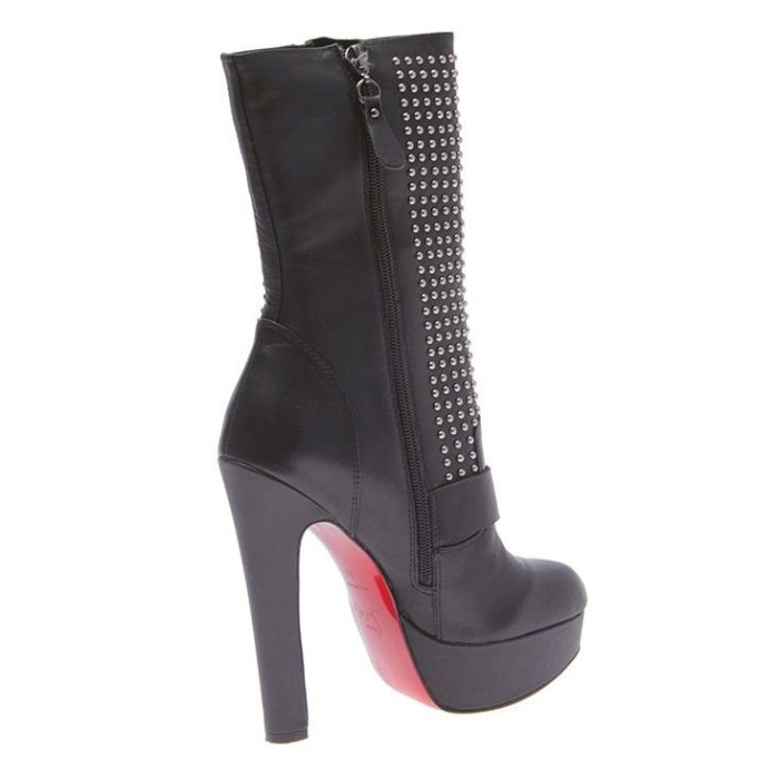 Женские ботильоны Louboutin черные 3686-3-1