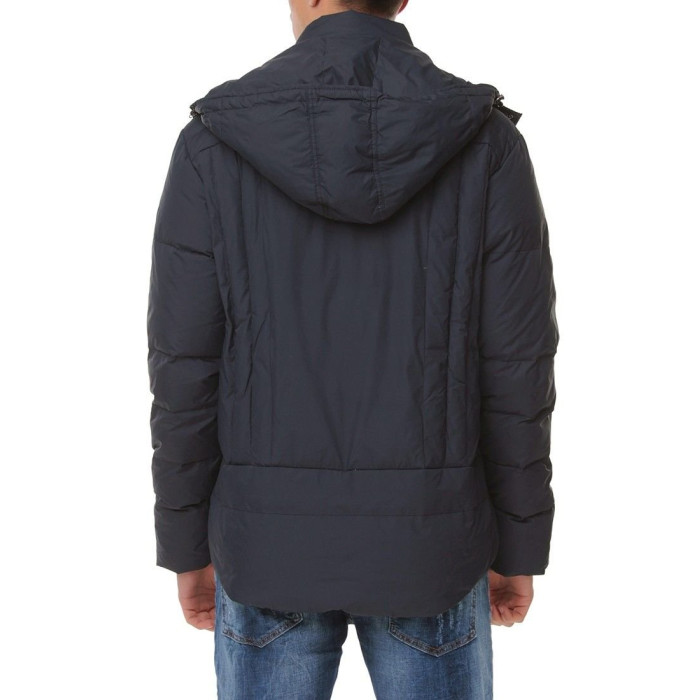 Мужской пуховик Moncler синий z028