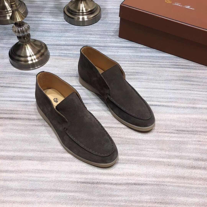 Чоловічі чоботи Loro Piana коричневі LP09
