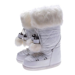 Женские сапоги Boots белые 312-68